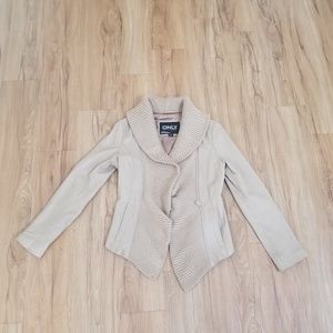 Genuine sheep skin silk lined moto jacket